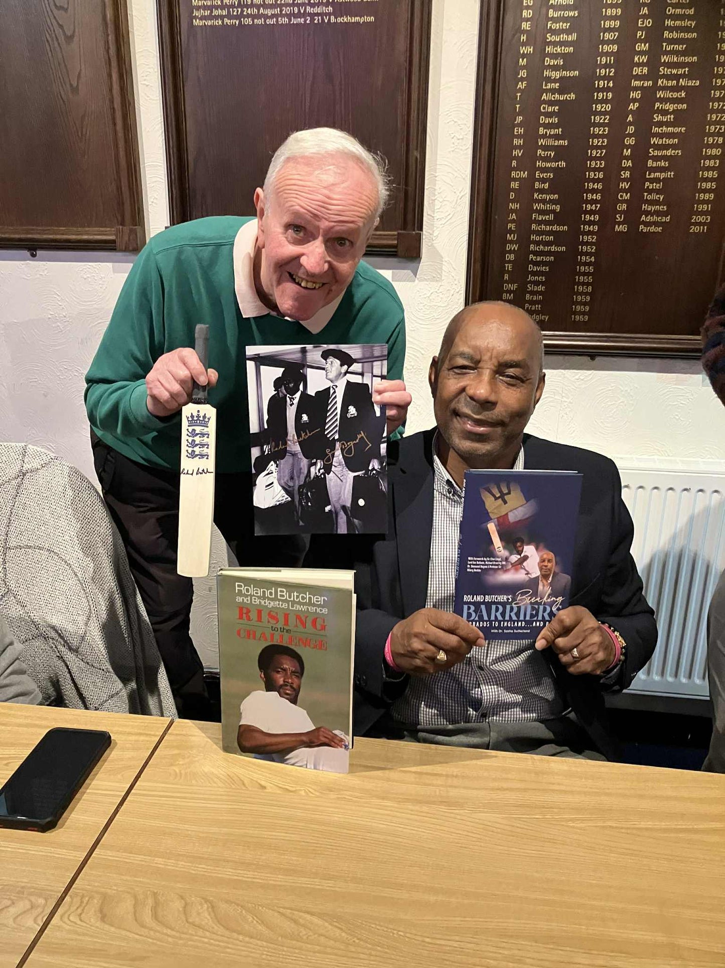 Cricket Roland Butcher personally signed autobiography Breaking Barriers