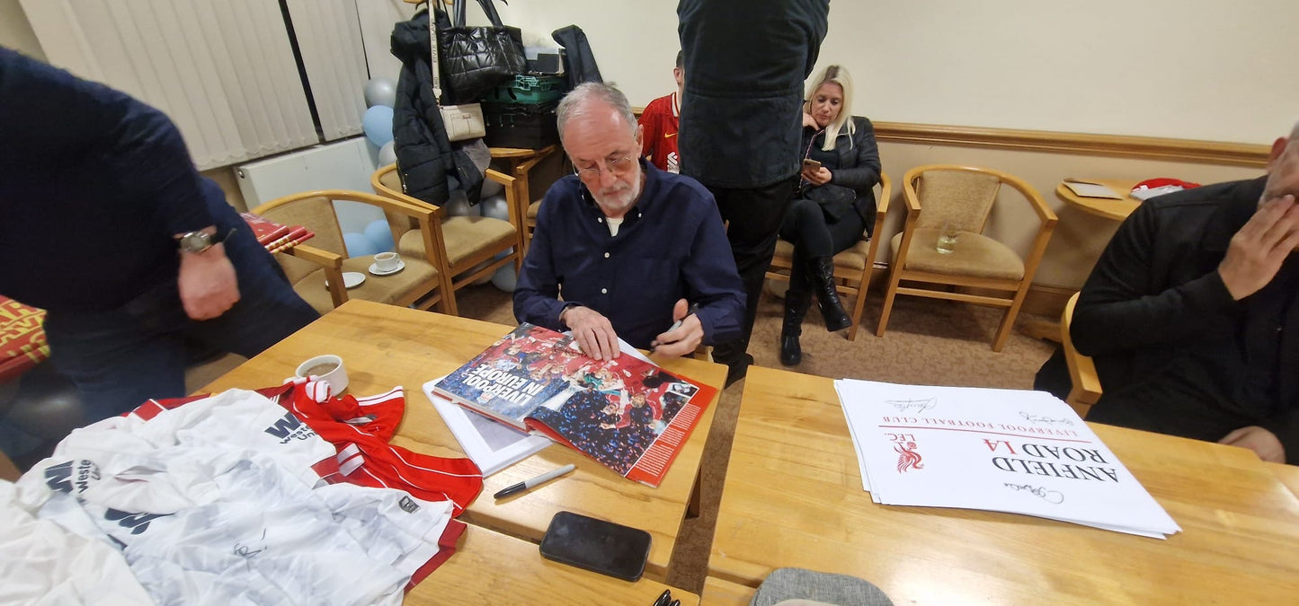 Liverpool Mark Lawrenson personally signed limited edition print
