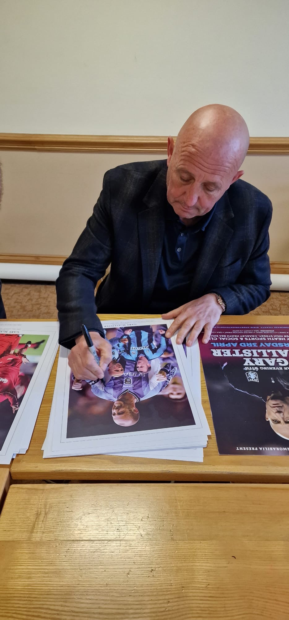 Coventry City Gary McAllister personally signed limited edition print