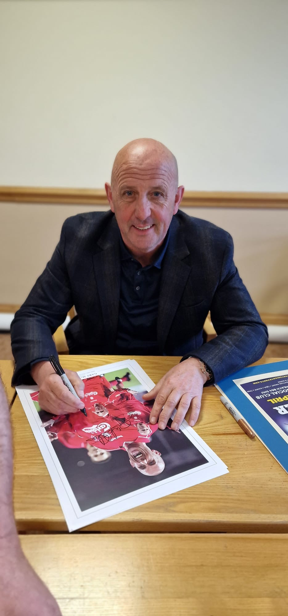 Liverpool Gary McAllister personally signed limited edition print to