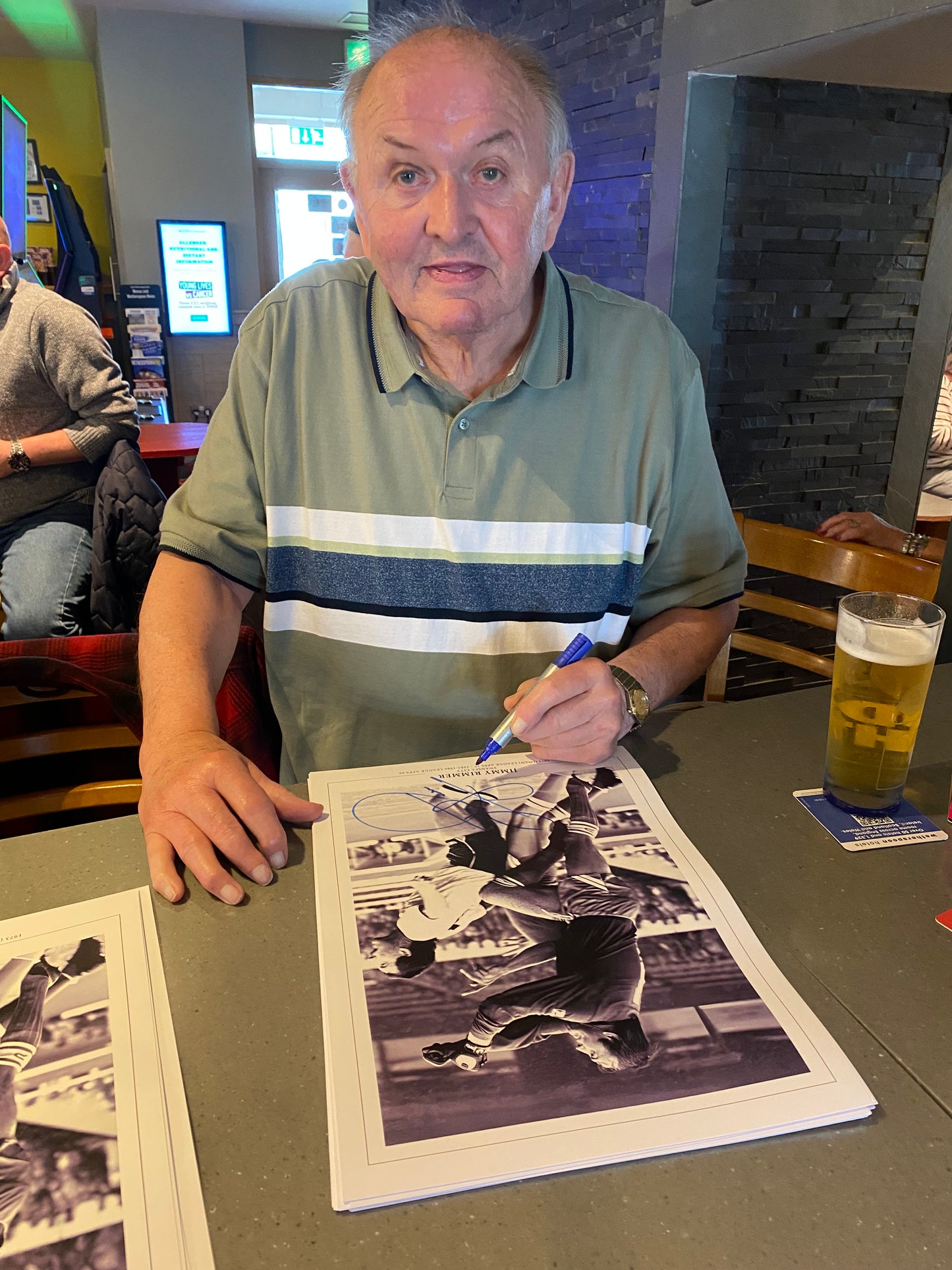 Swansea City Jimmy Rimmer personally signed limited edition print