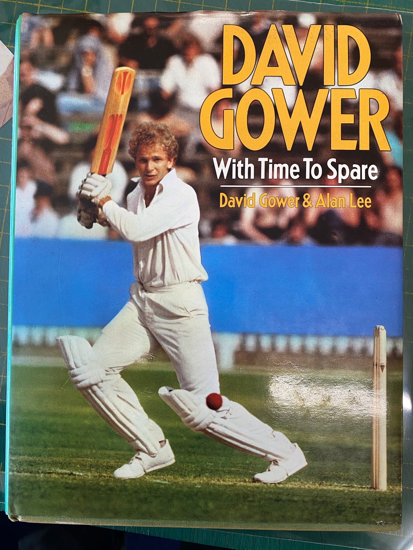 Cricket David Gower personally signed with Time to Spare