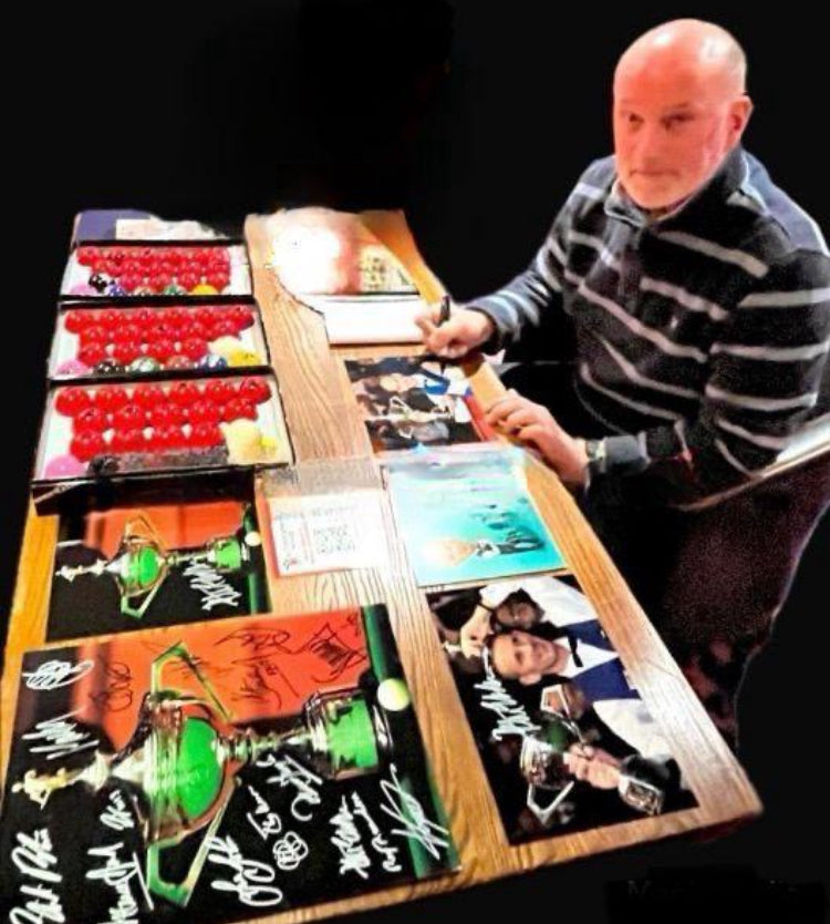 Snooker Peter Ebdon personally signed photograph