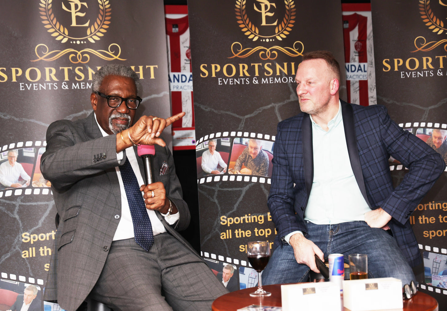 Cricket Lancashire mini cricket bat personally signed by Sir Clive Lloyd