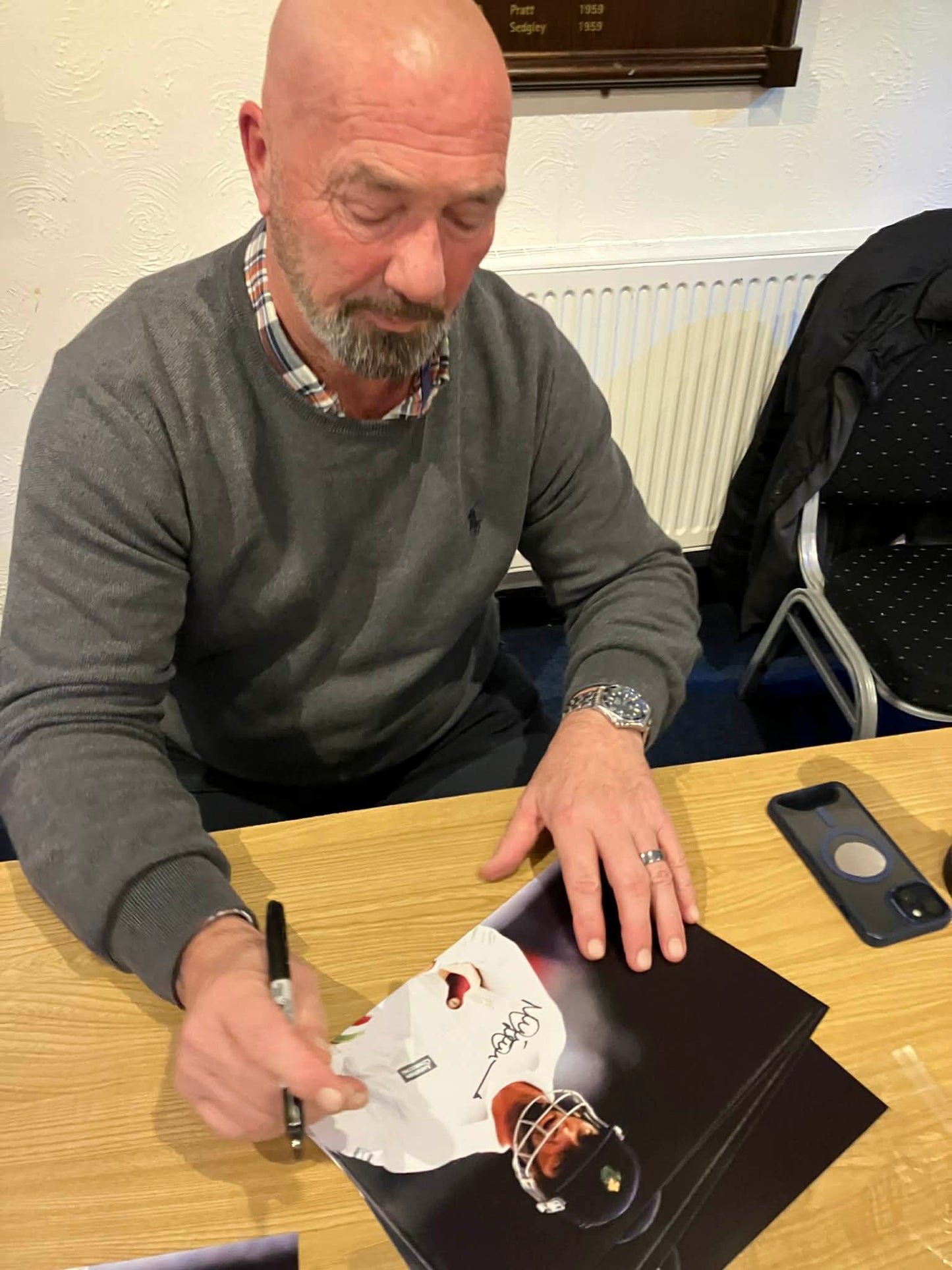 Cricket Matthew Maynard personally signed autobiography On The Attack