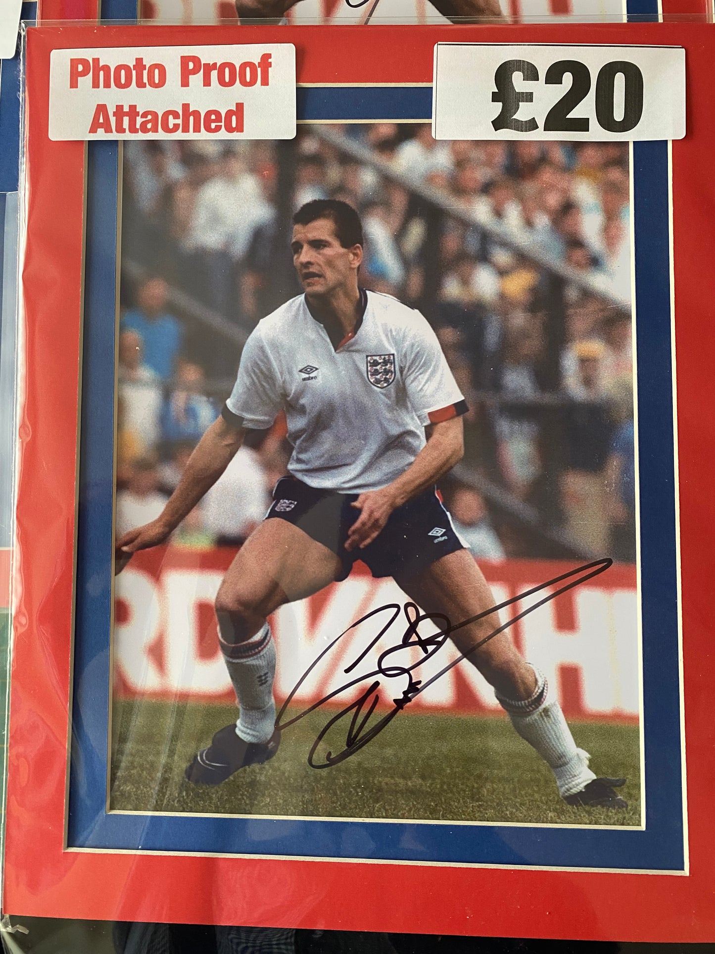 England Steve Bull personally signed photograph