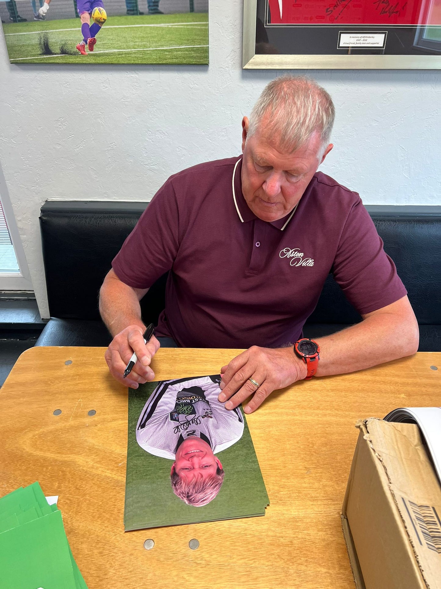 West Bromwich Albion Nigel Spink personally signed photo