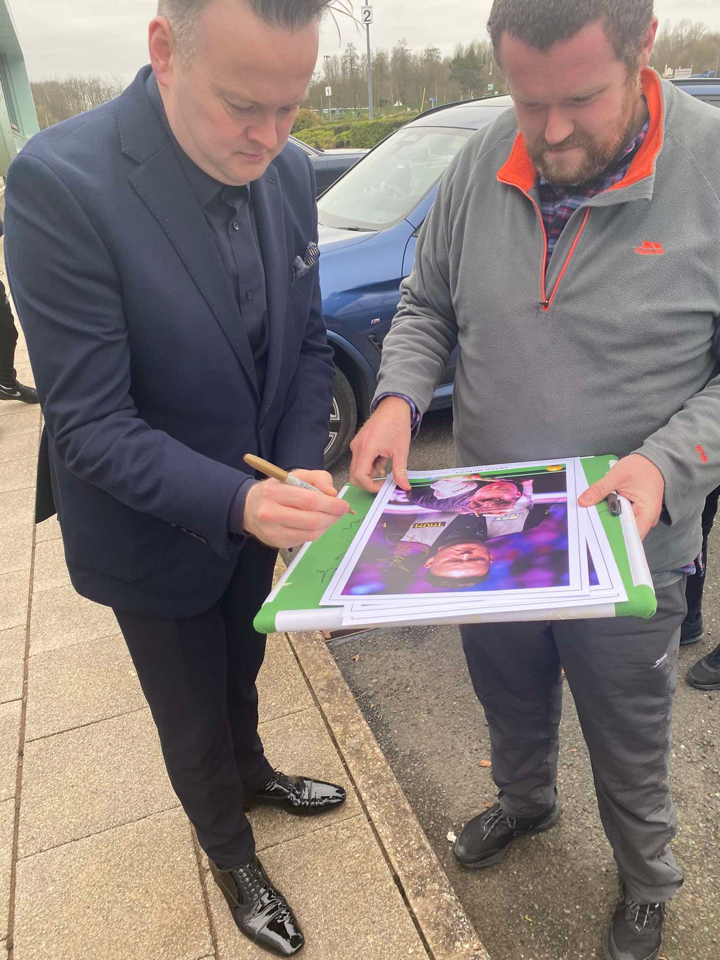 Snooker Shaun Murphy personally signed limited edition montage