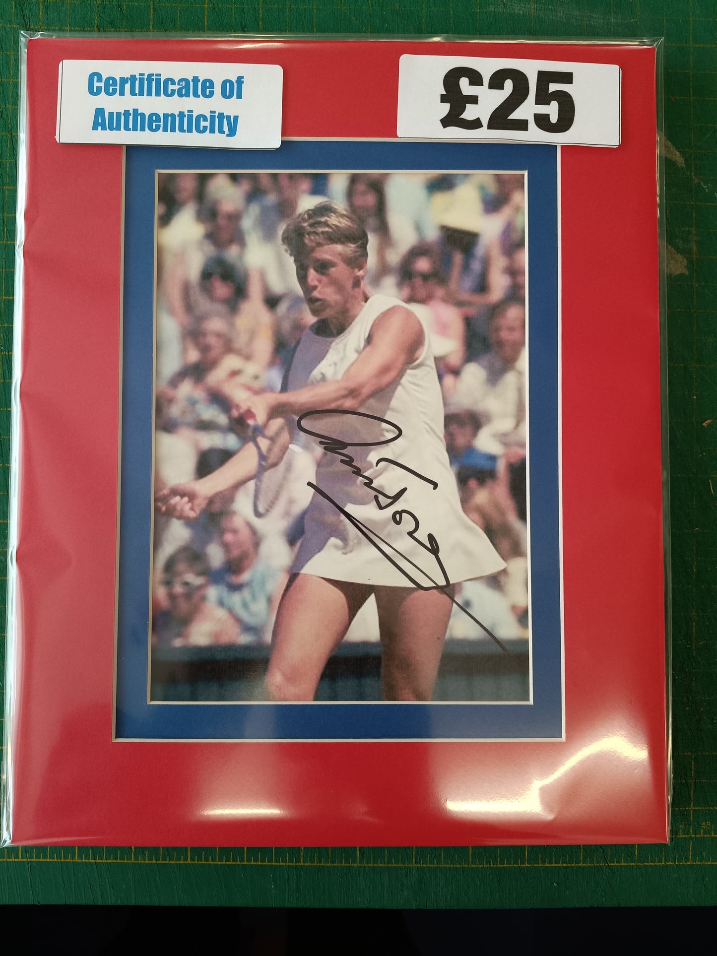 Tennis Ann Jones personally signed photo 1969 Wimbledon ladies champion