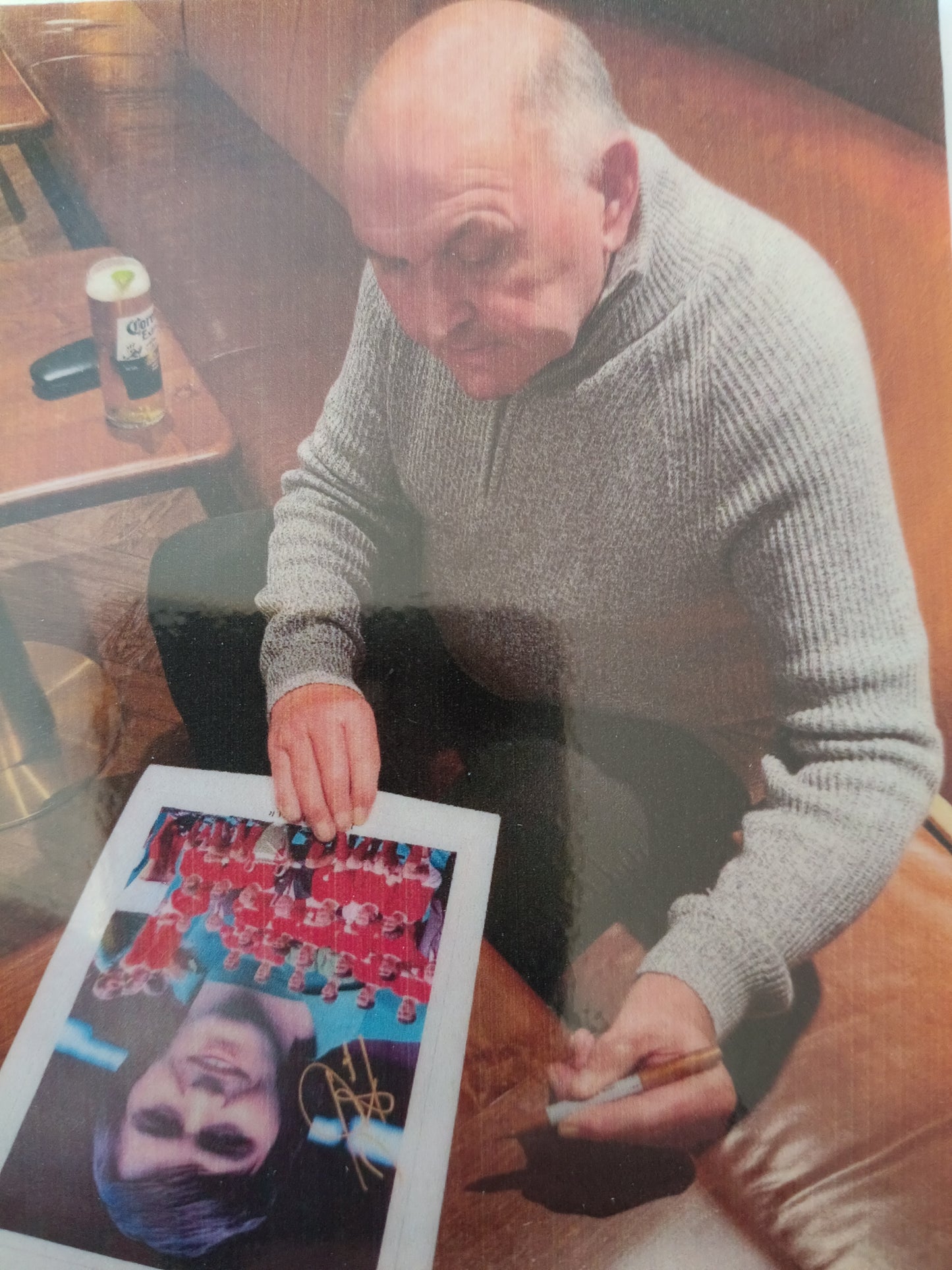 Manchester United Jimmy Rimmer personally signed montage