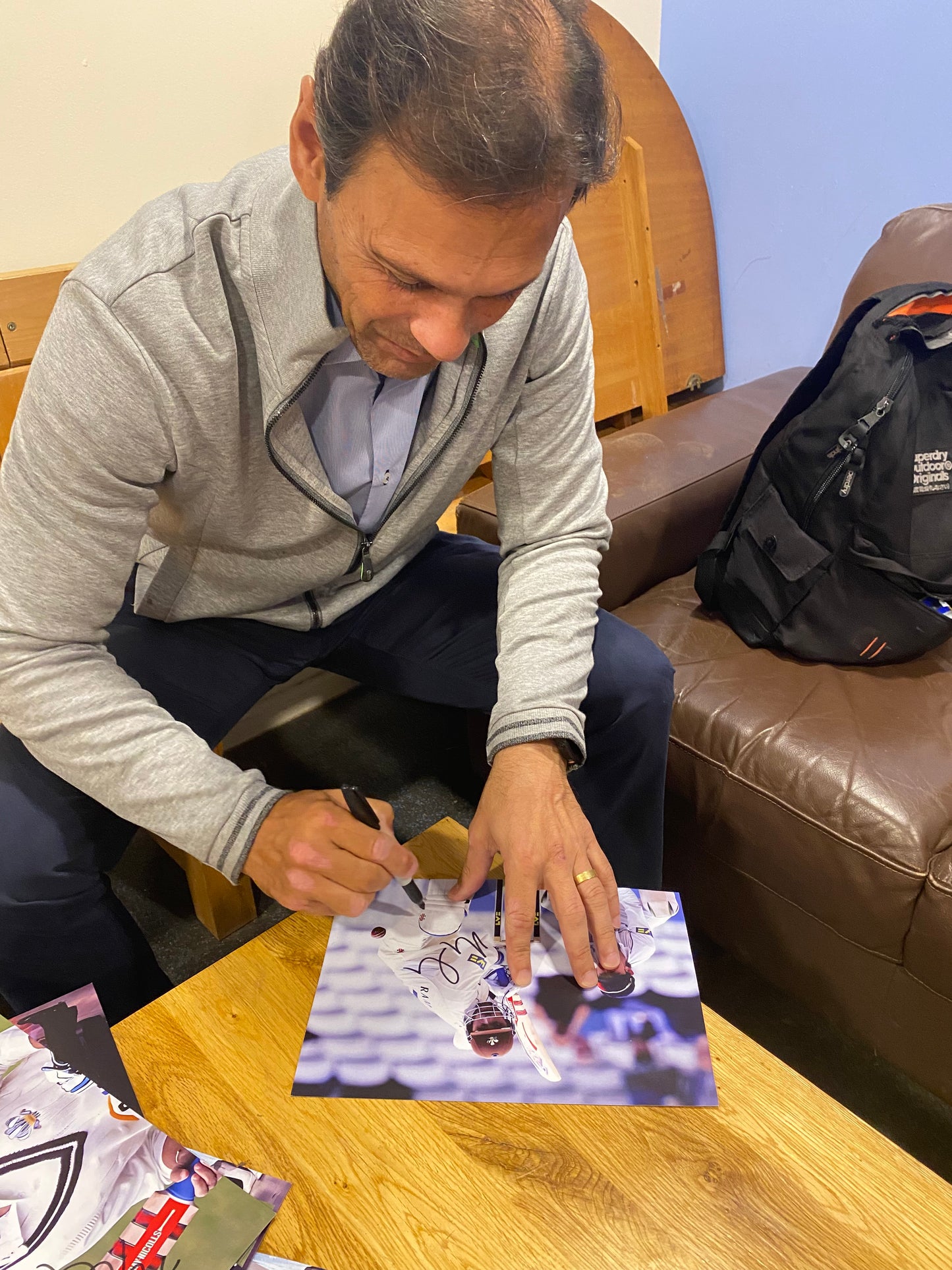 Cricket Mark Ramprakash personally signed photograph