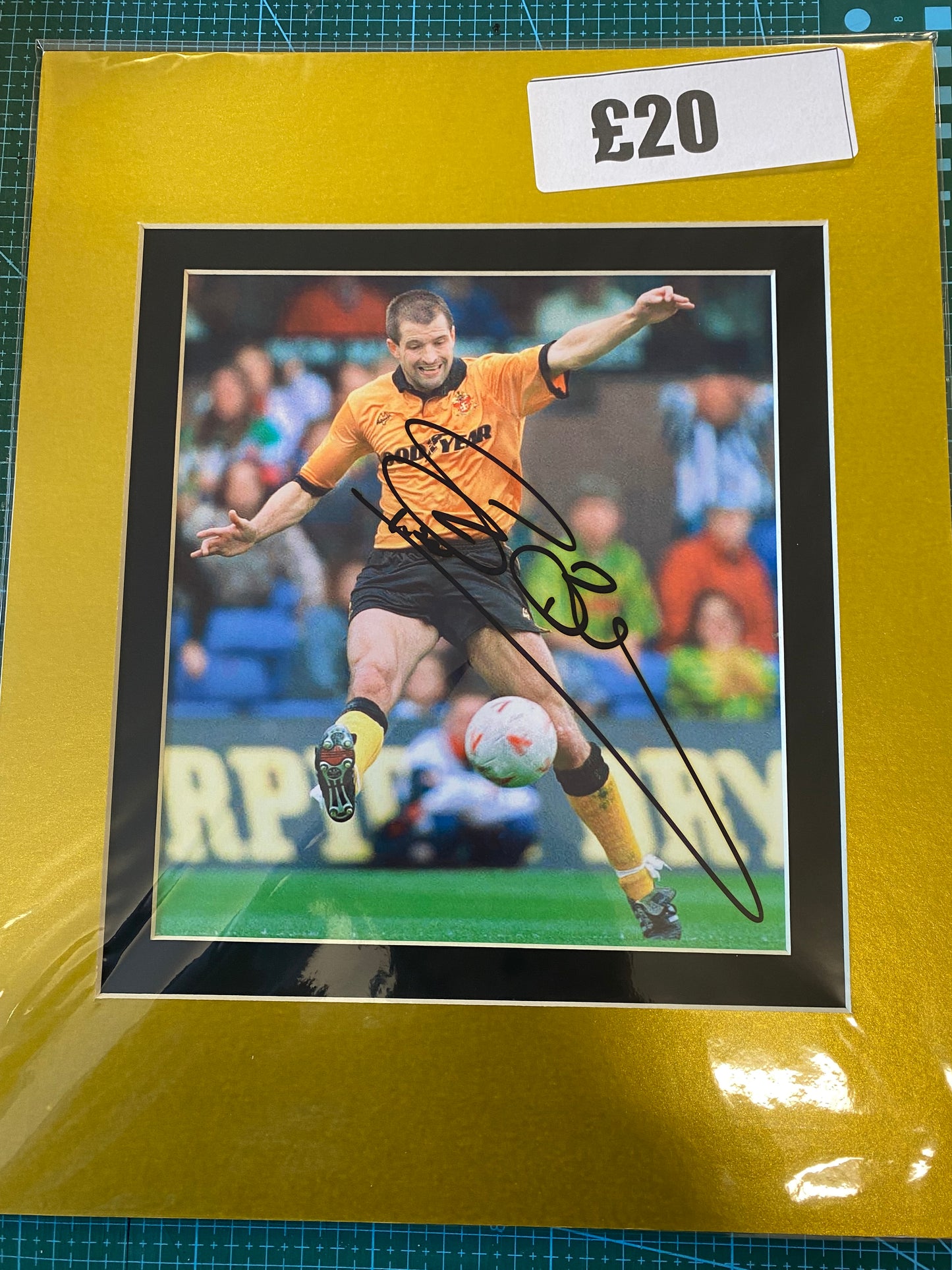 Wolverhampton Wanderers Steve Bull personally signed photograph