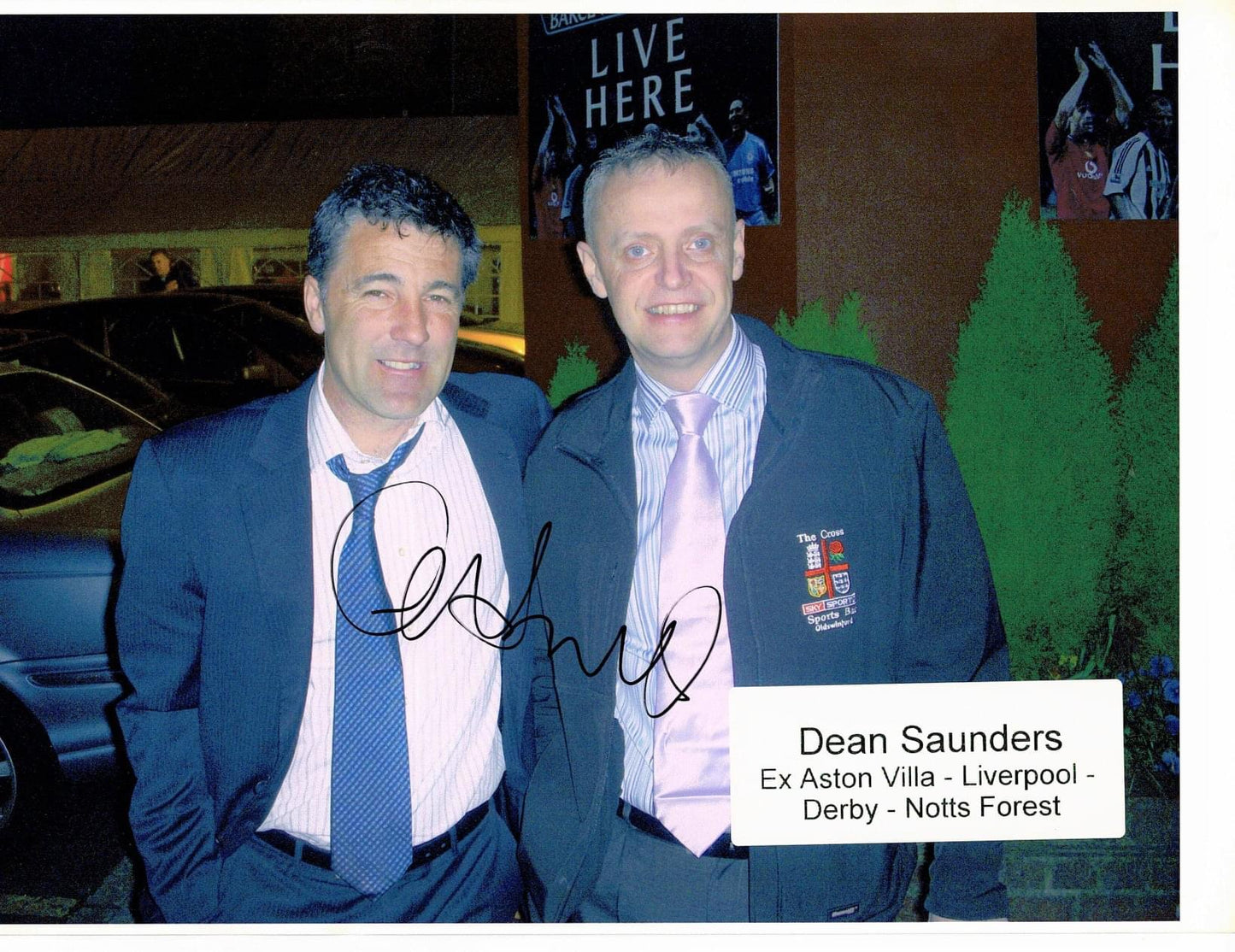 Liverpool Dean Saunders personally signed limited edition print