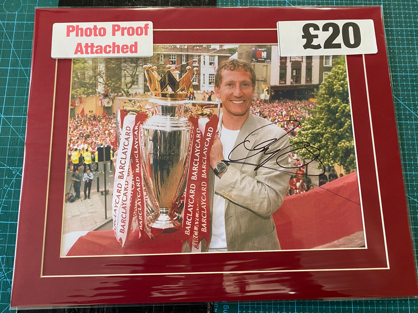 Arsenal Ray Parlour personally signed photograph