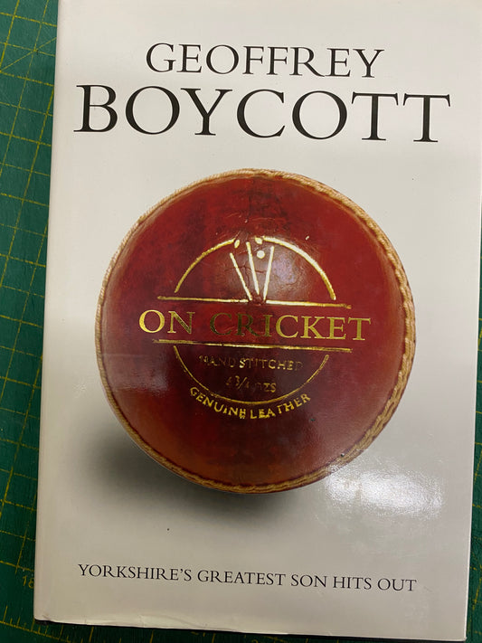 Cricket Sir Geoffrey Boycott personally signed