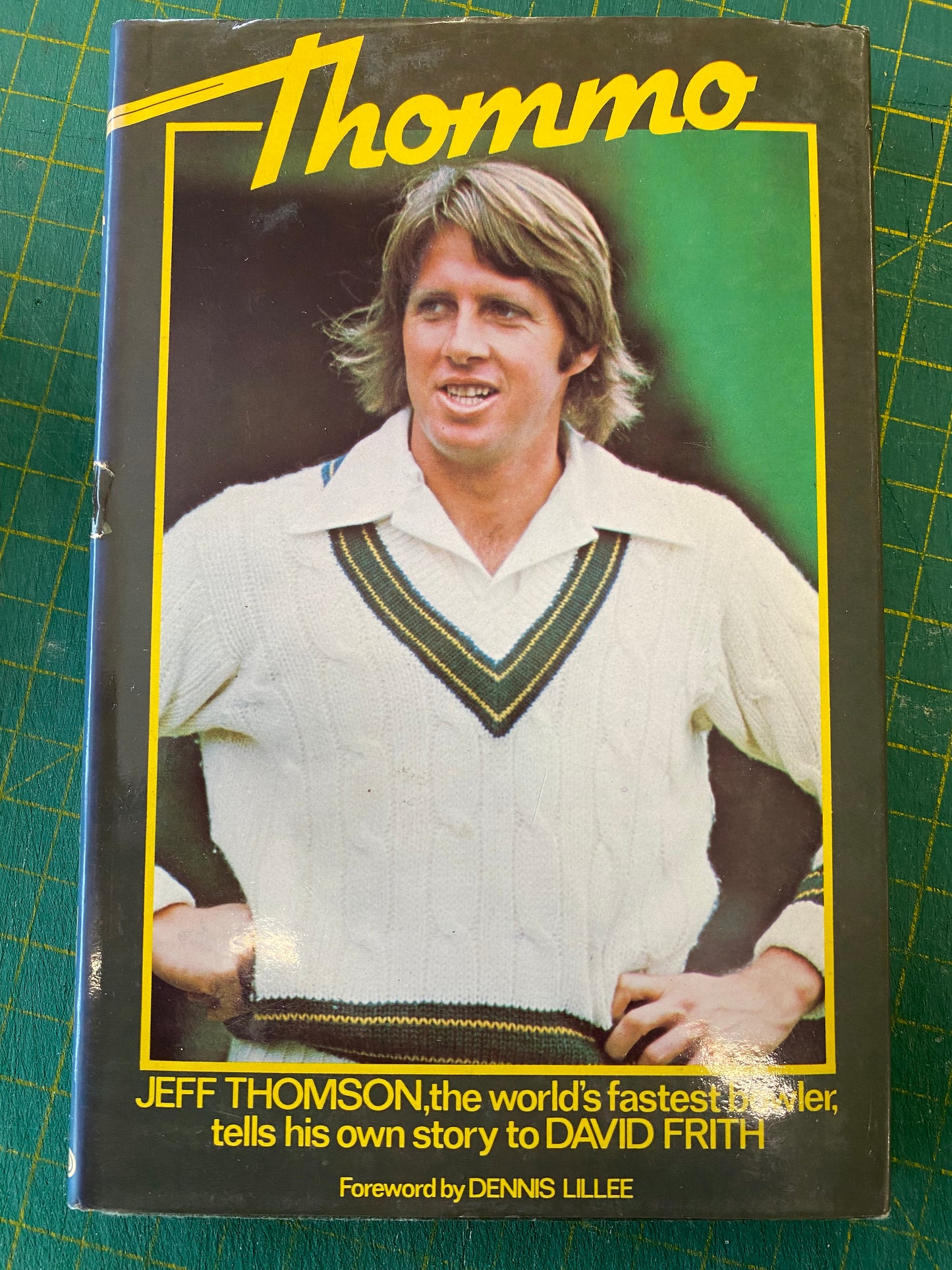 Cricket Australian Jeff Thomson personally signed autobiography Thommo