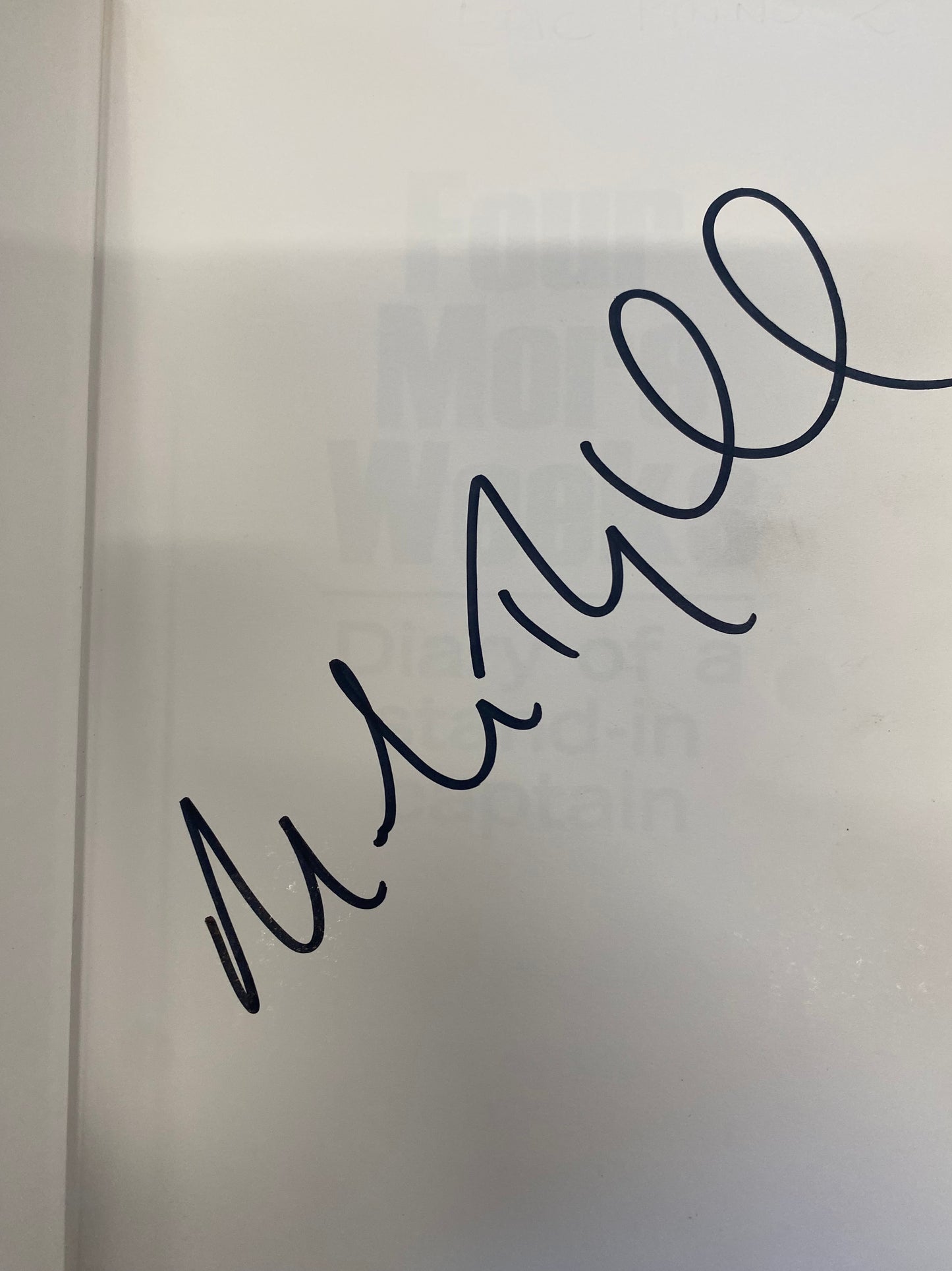 Cricket Mark Ramprakash personally signed Four More Weeks autobiography
