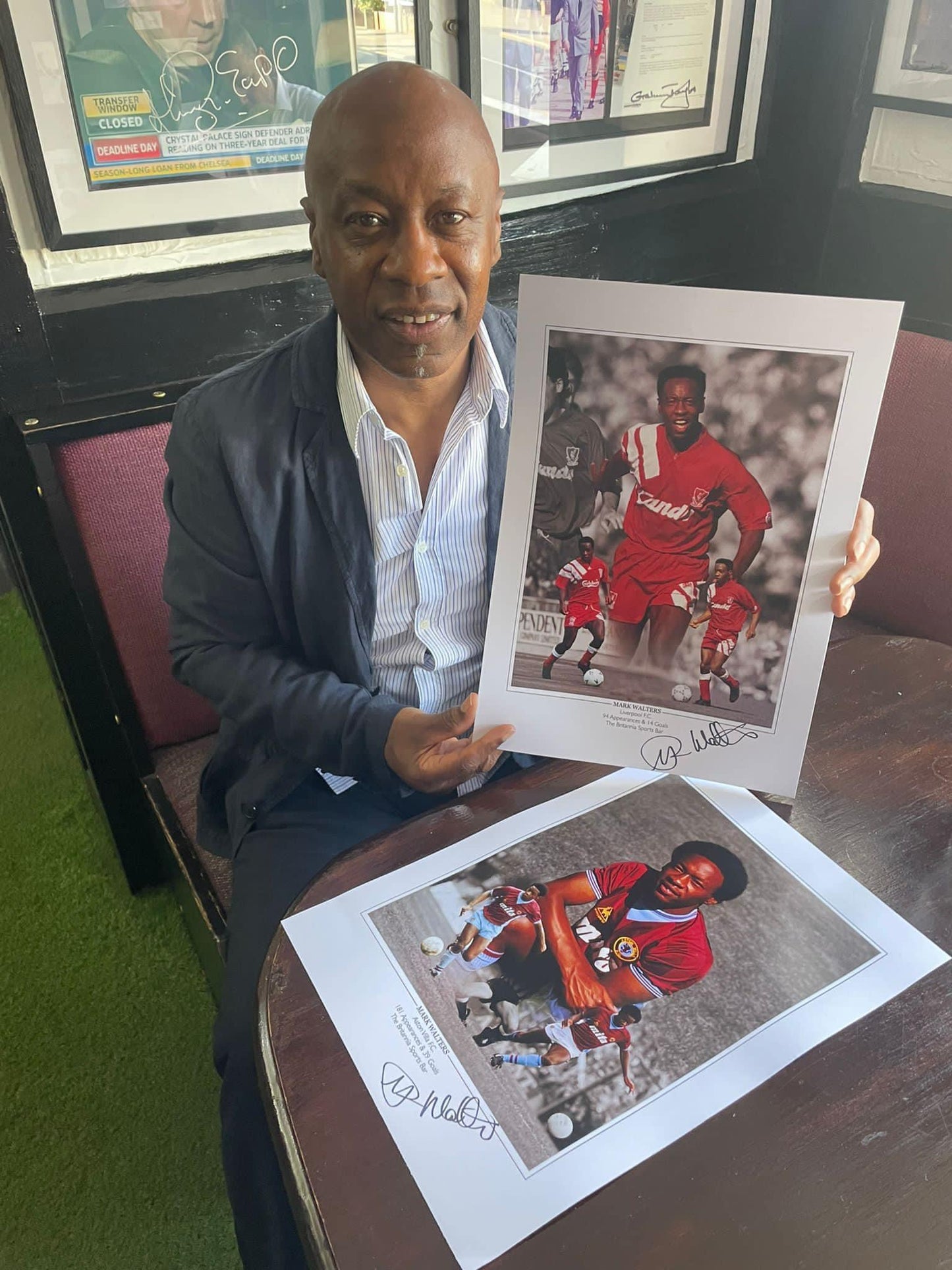 Liverpool Mark Walters personally signed photograph