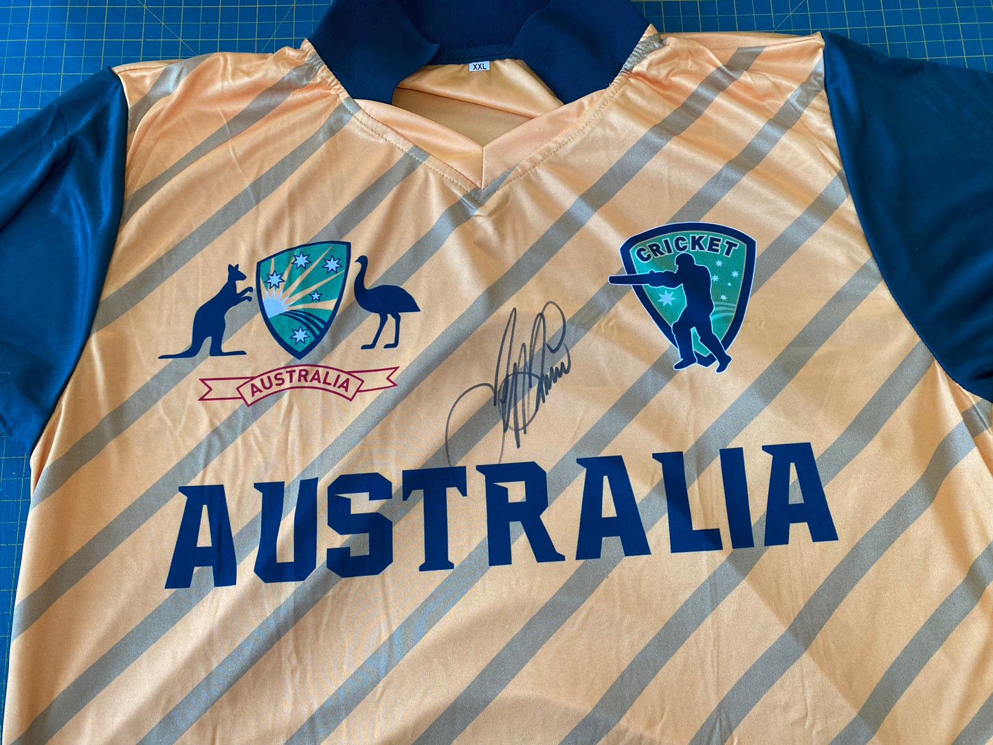 Cricket Australian Jeff Thomson personally signed cricket shirt