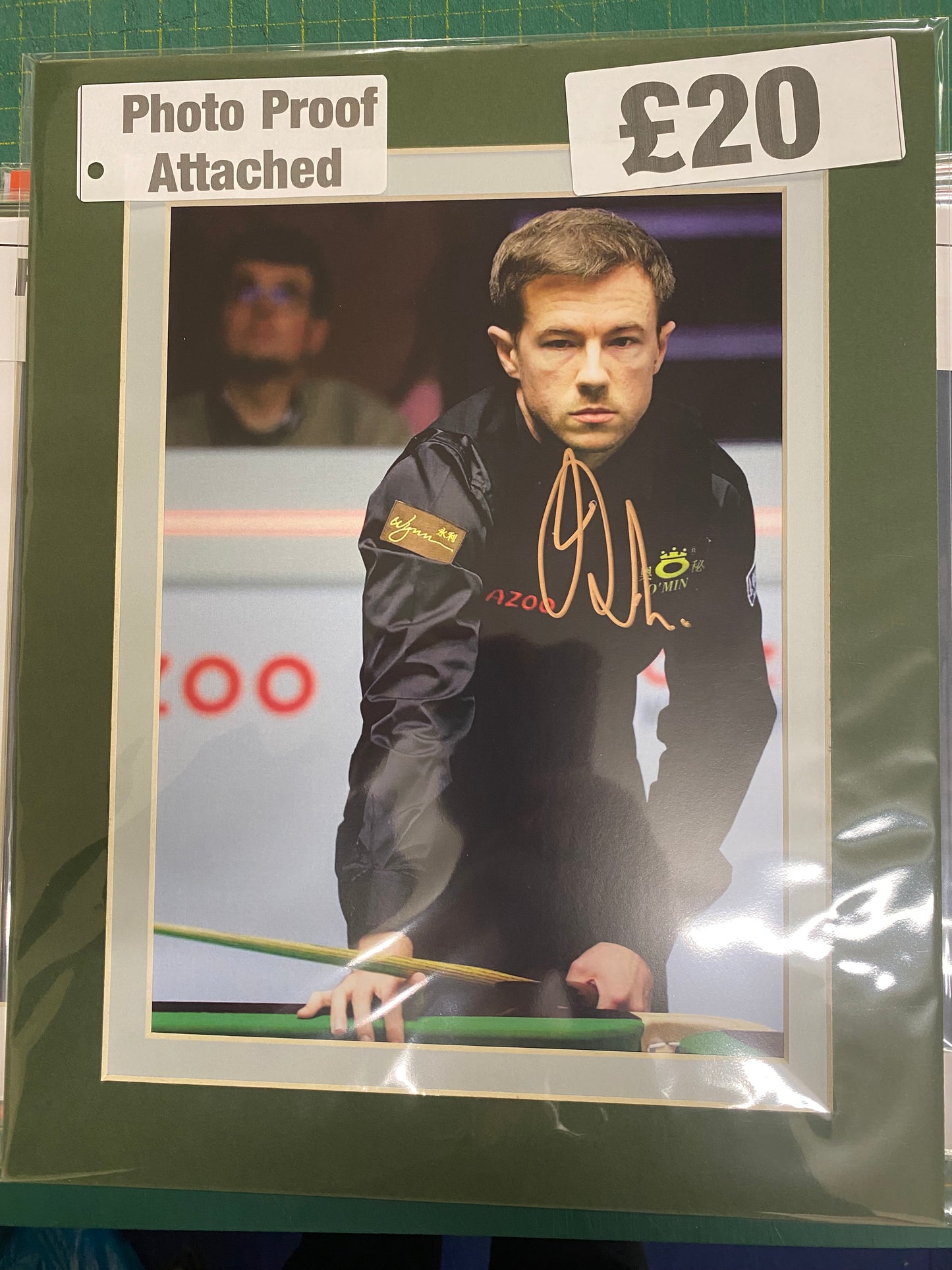 Snooker Jack Lisowski personally signed photograph