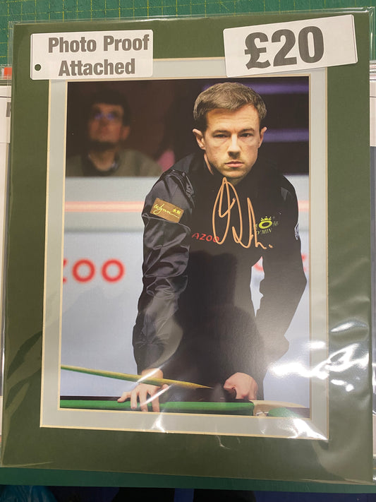 Snooker Jack Lisowski personally signed photograph