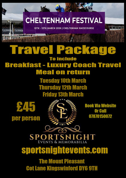 Tuesday Travel Package 8am 10th March