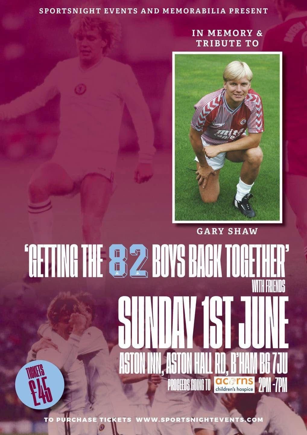 Aston Villa 1982 European Cup Final poster personally signed by 12