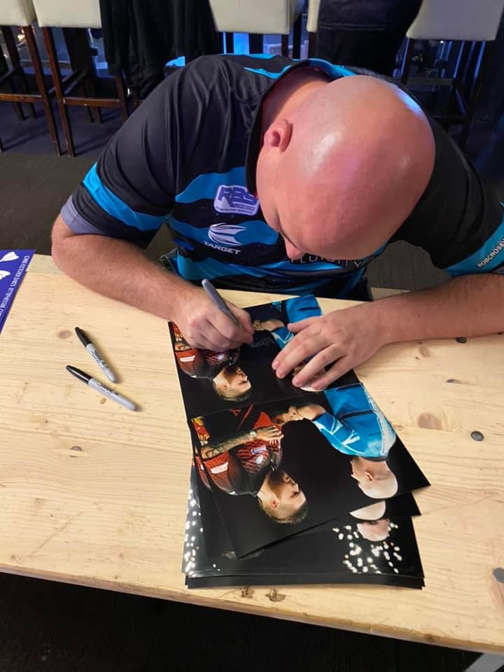 Darts World Champions Rob Cross & Michael Smith personally signed photograph