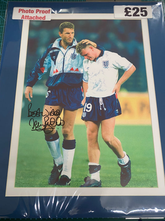 England Terry Butcher personally signed photograph