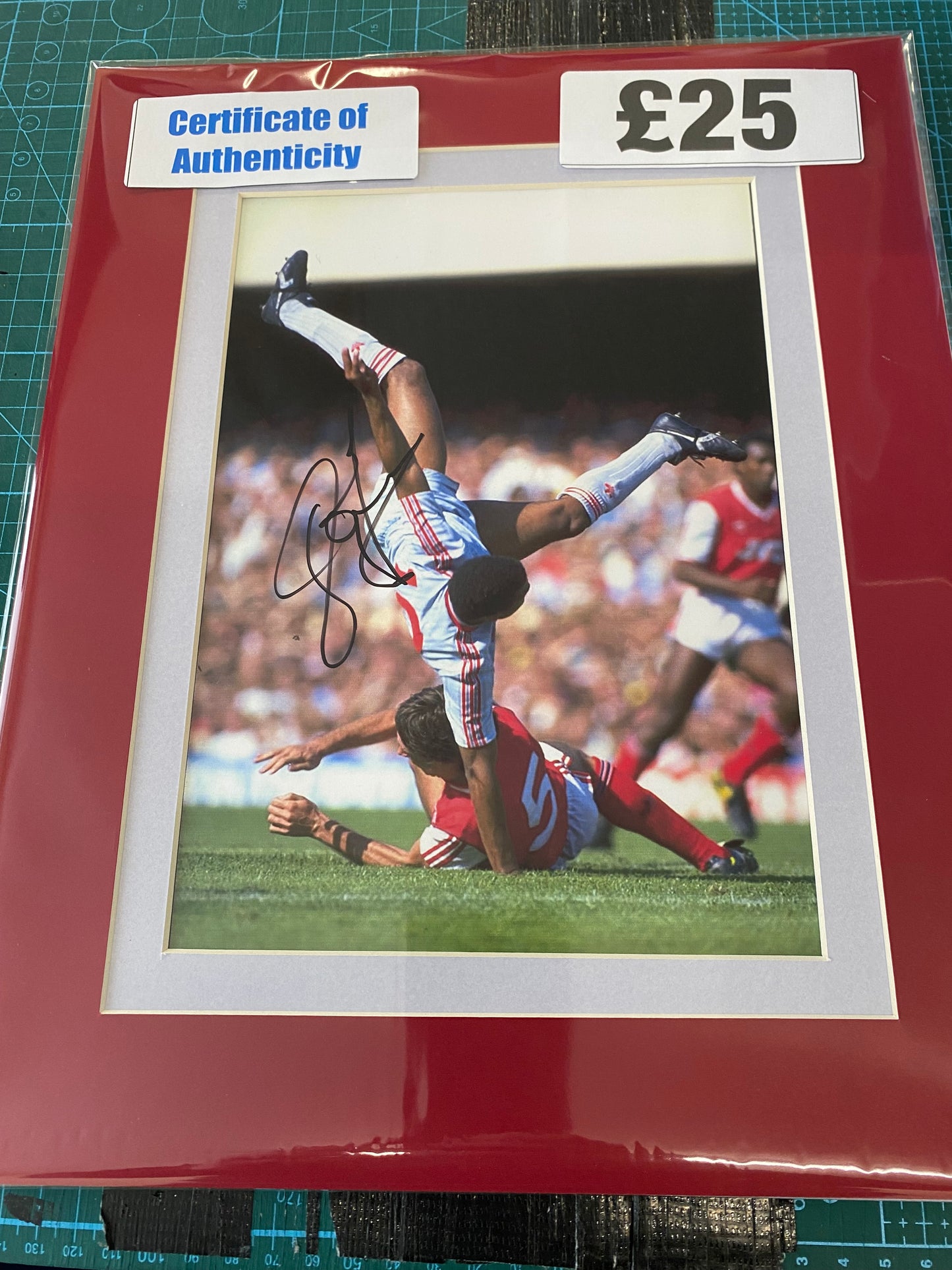 Liverpool John Barnes personally signed photograph