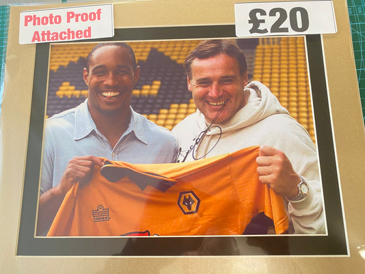 Wolverhampton Wanderers Manager Dave Jones personally signed photograph