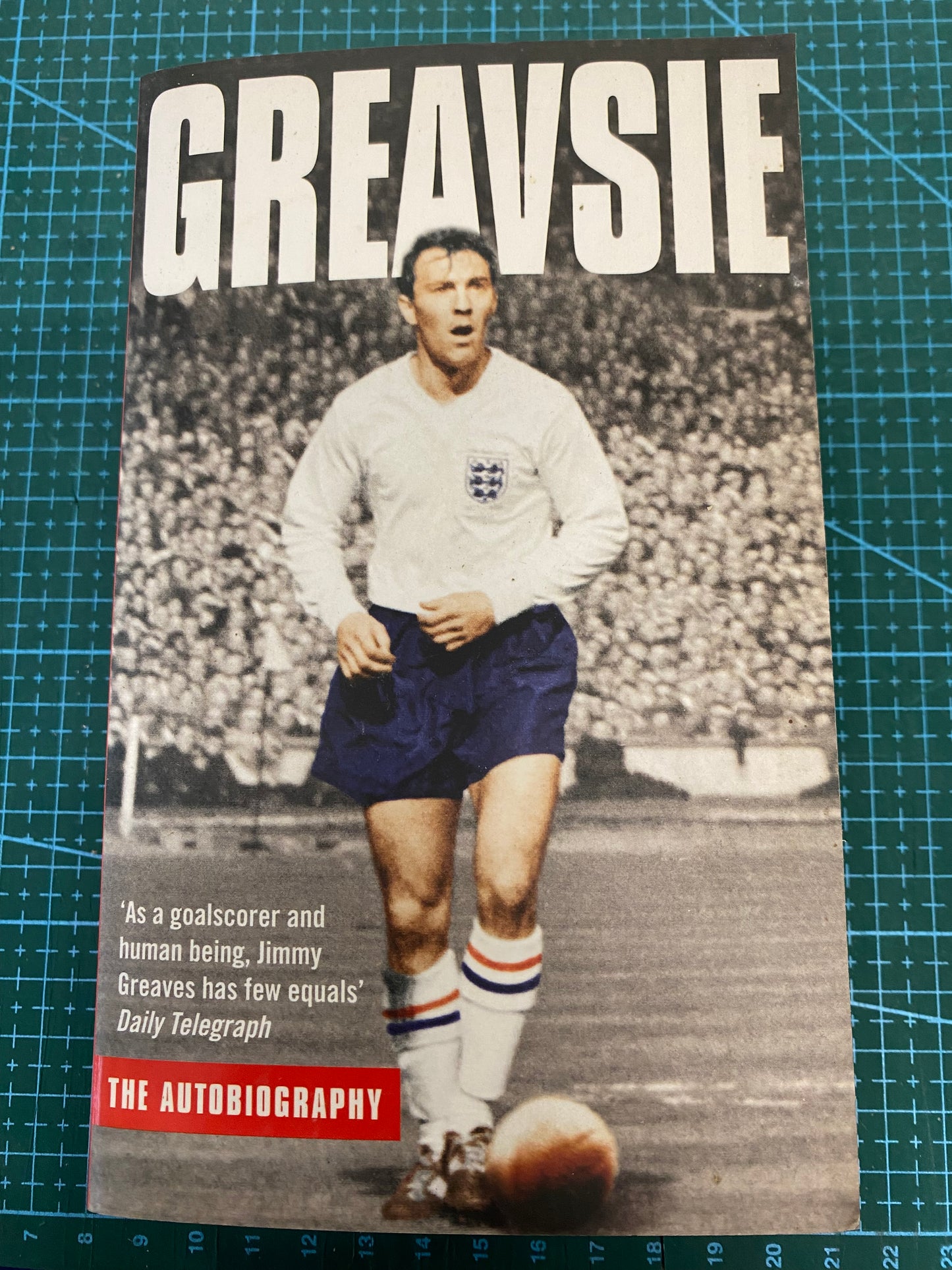 Tottenham Hotspur Jimmy Greaves personally signed autobiography