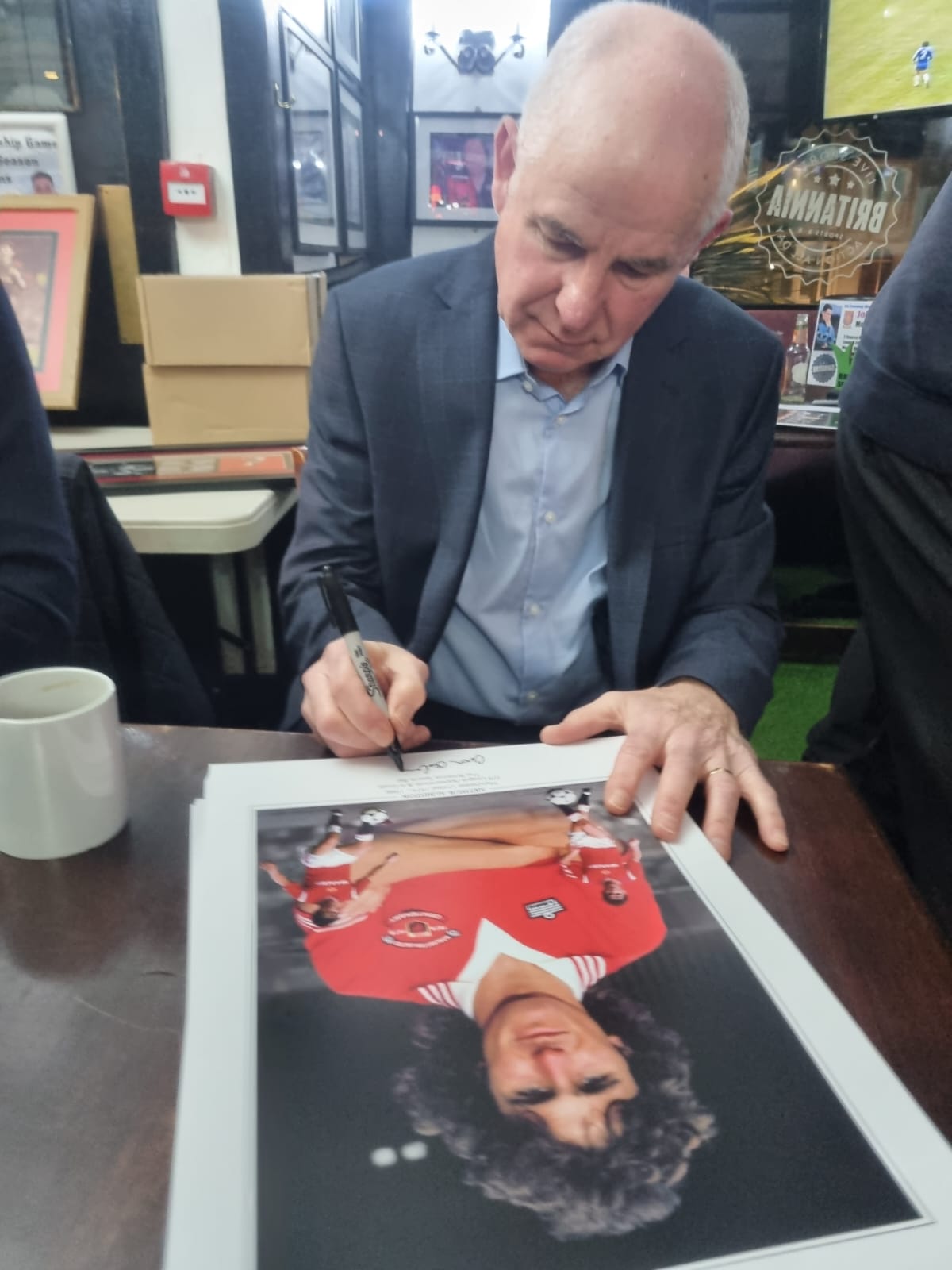 Scotland Arthur Albiston personally signed limited edition print