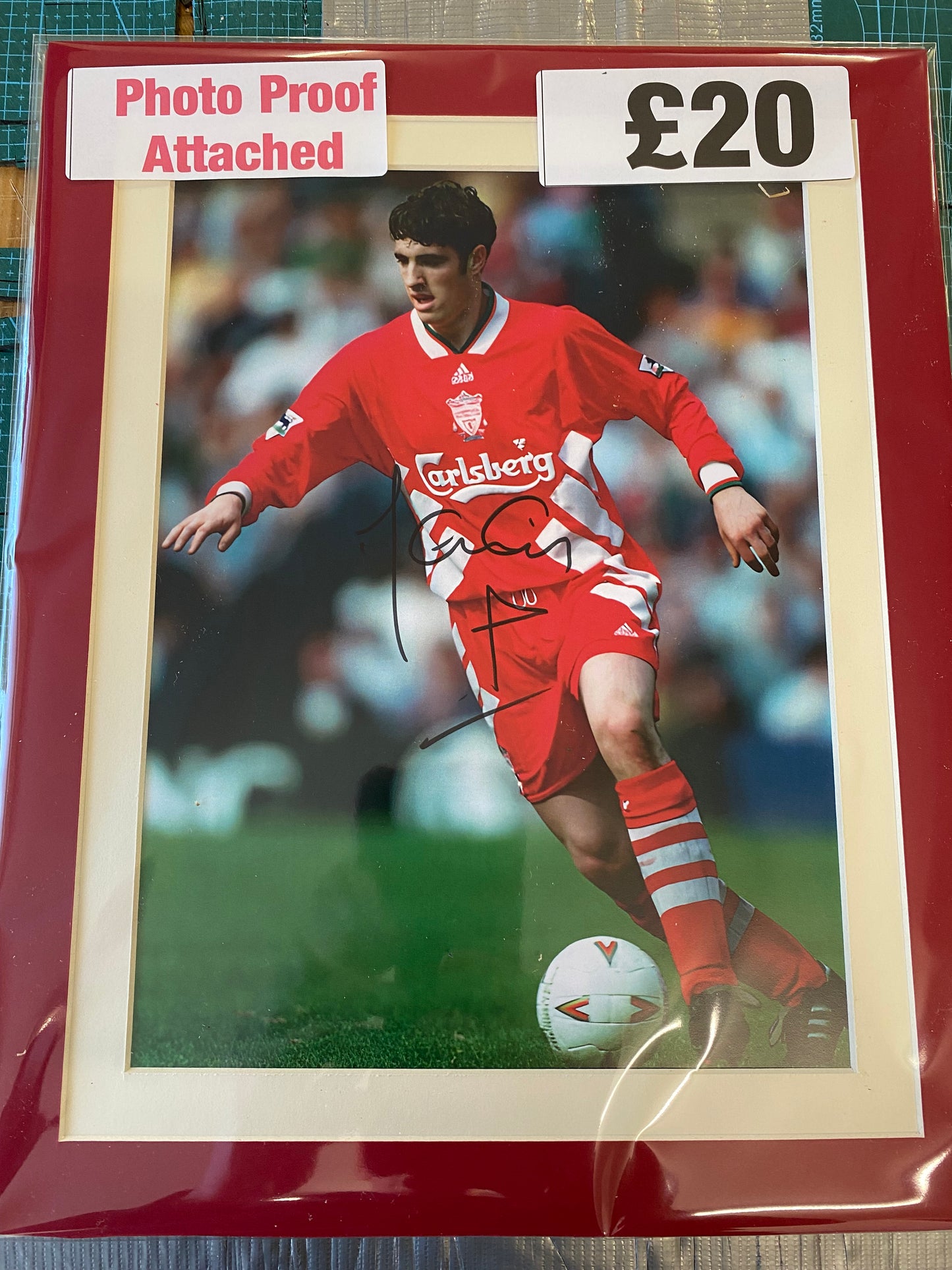 Liverpool Mark Kennedy personally signed photograph