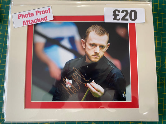 Snooker Mark Allen personally signed photograph