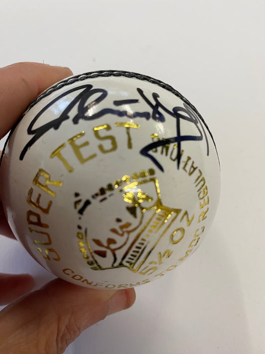 Cricket ball White personally signed by Sir Clive Lloyd