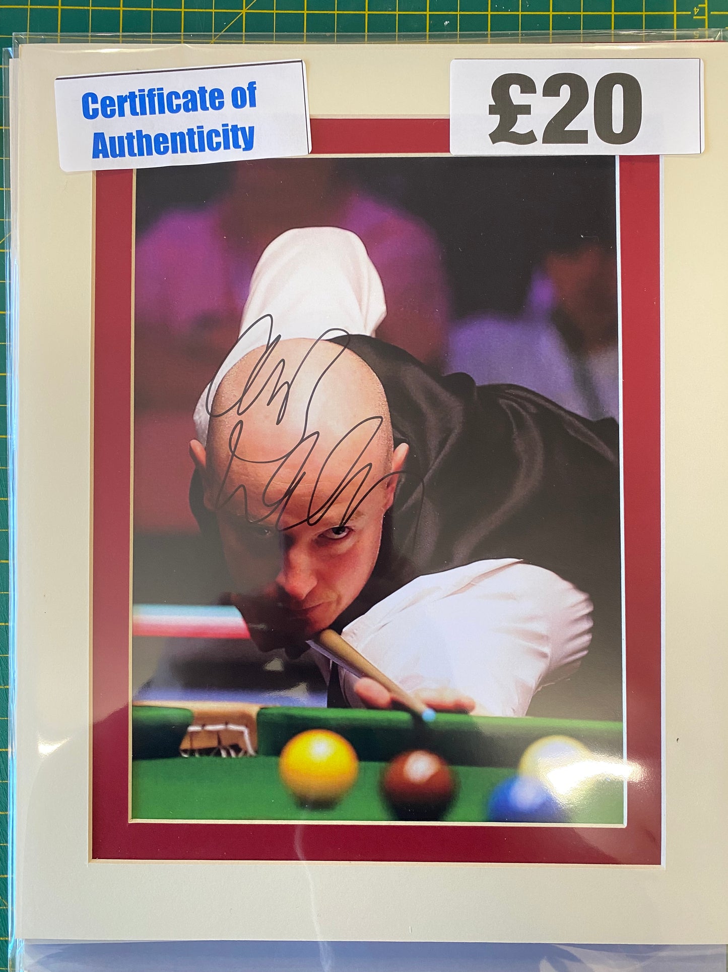 Snooker Chris Wakelin personally signed photograph