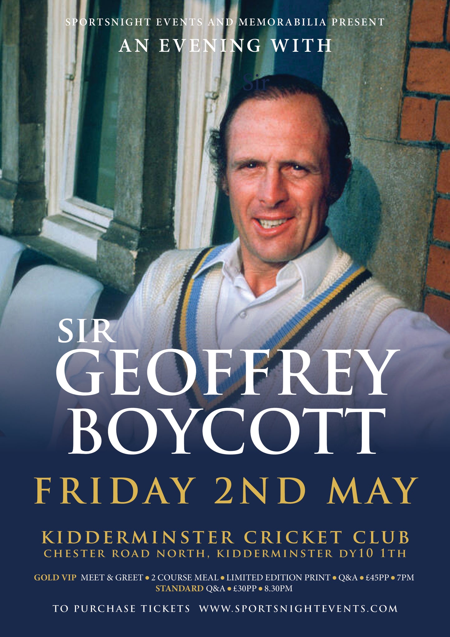 An Evening with Sir Geoffrey Boycott