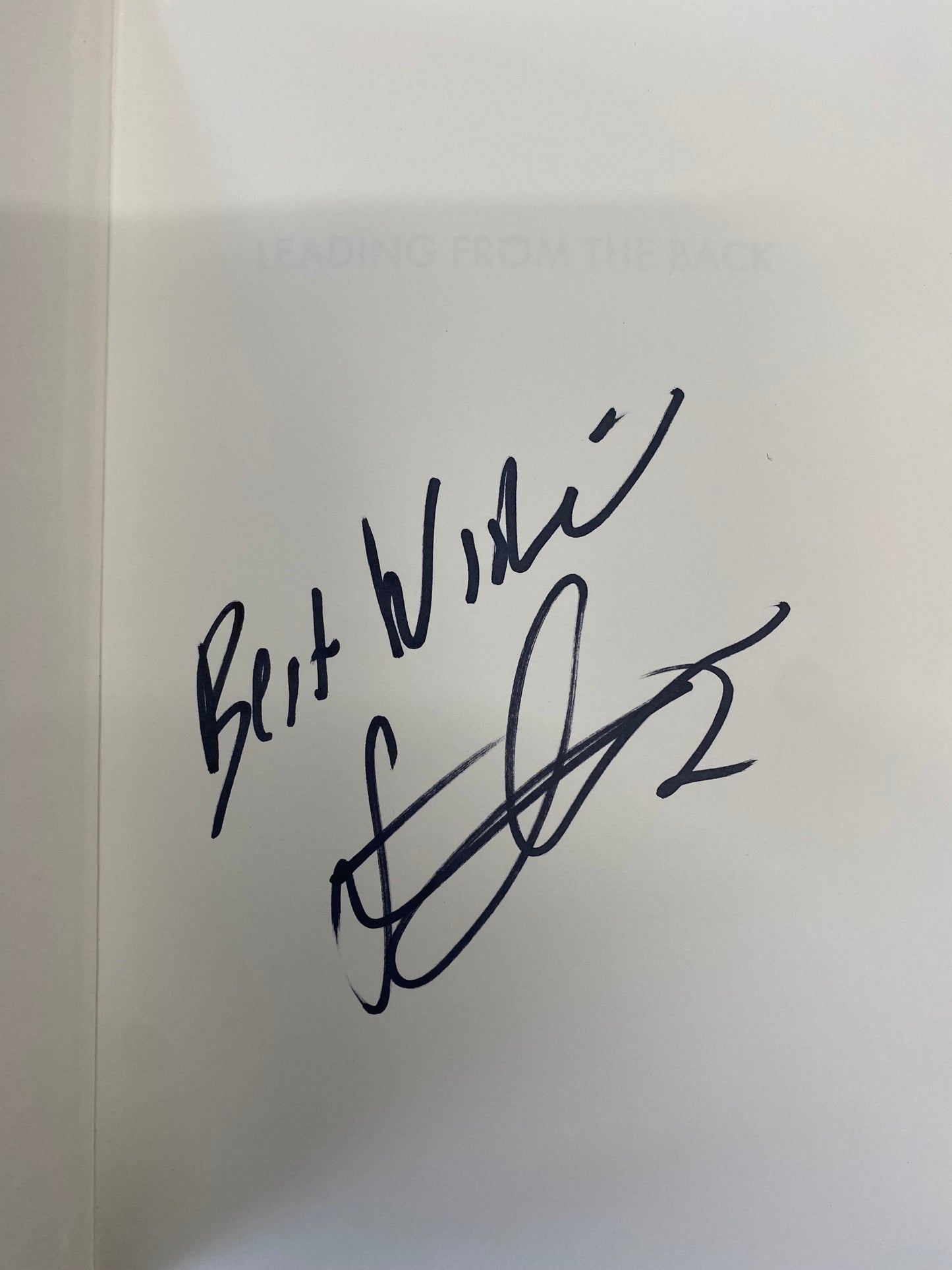England ladies Steph Houghton personally signed autobiography Leading From The Back