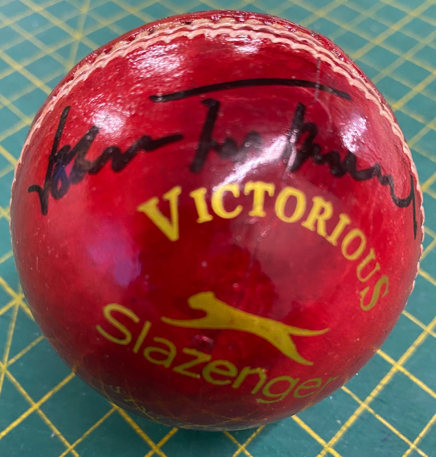 Cricket England Middlesex John Emburey personally signed ball