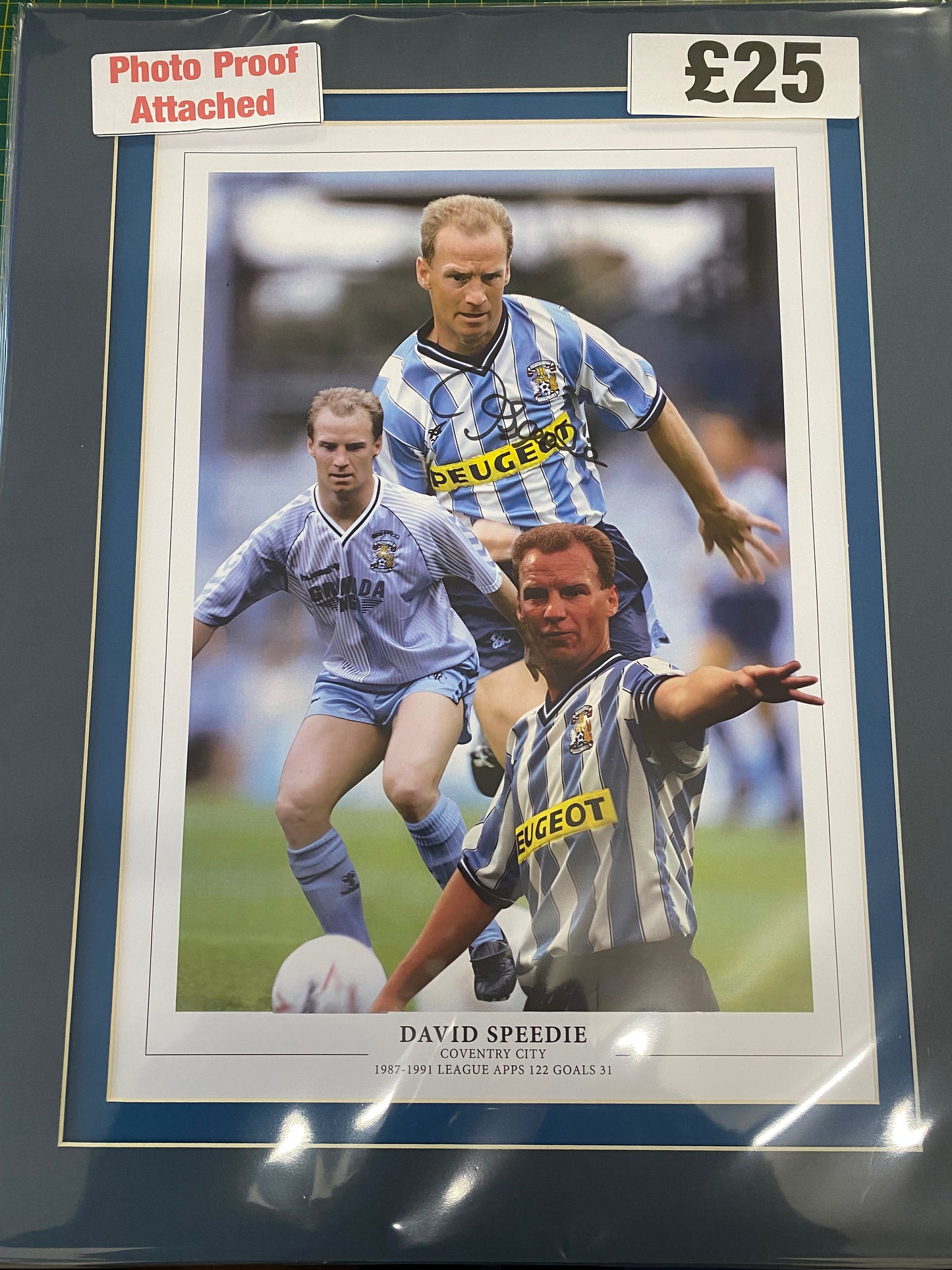 Coventry City David Speedie personally signed limited edition print