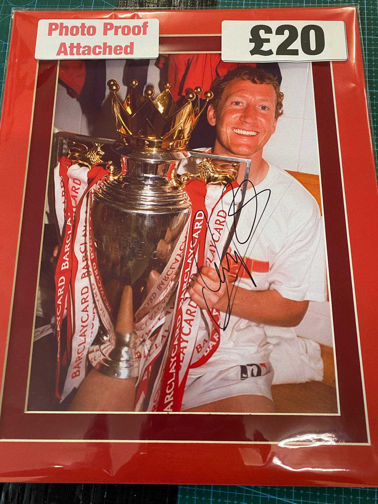 Arsenal Ray Parlour personally signed photograph