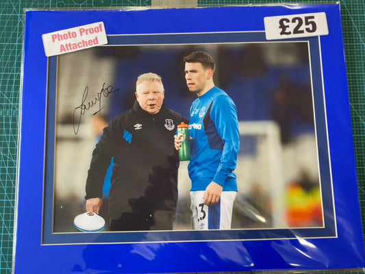 Everton assistant manager Sammy Lee personally signed photograph