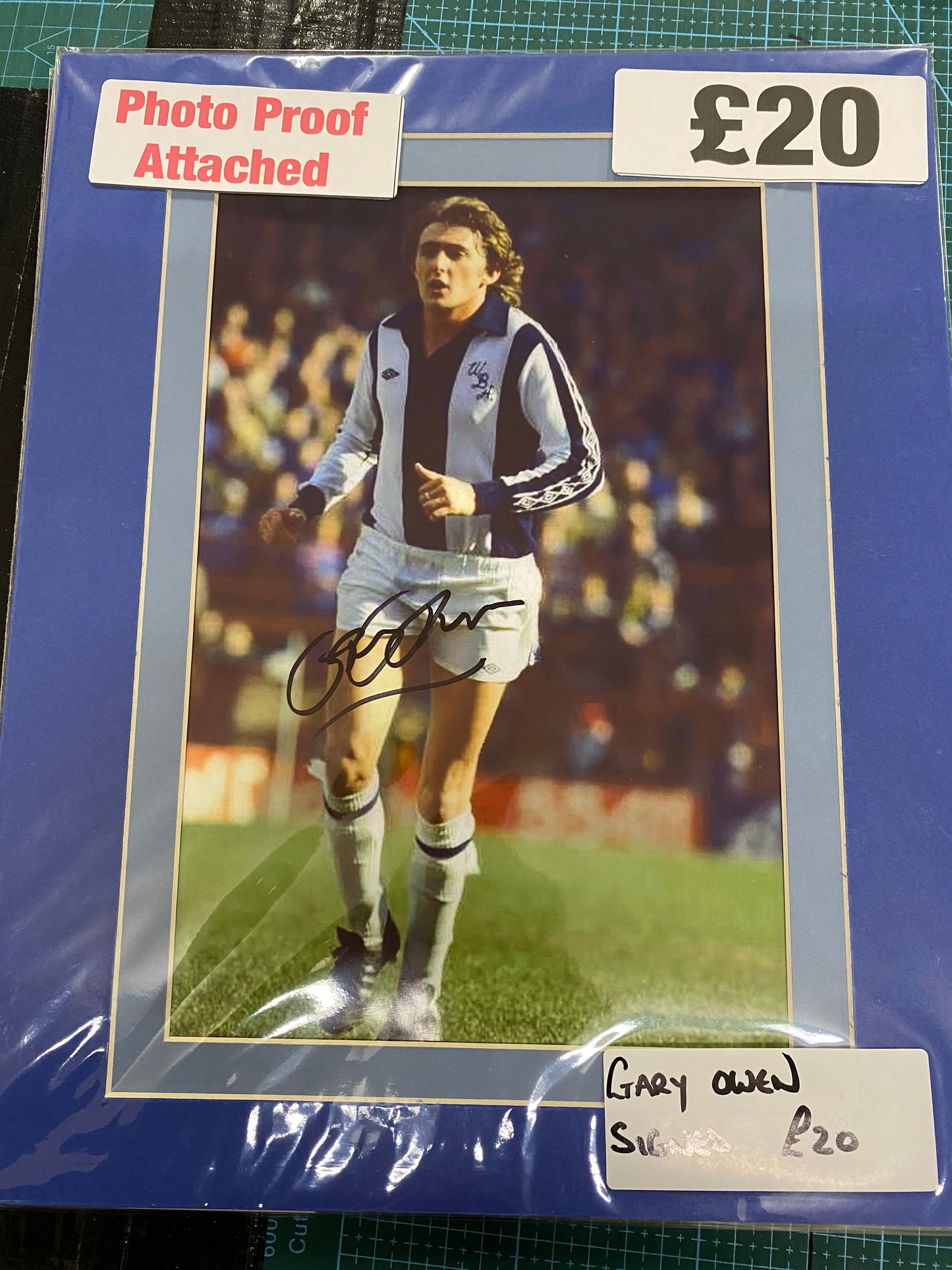 West Bromwich Albion Gary Owen personally signed photograph