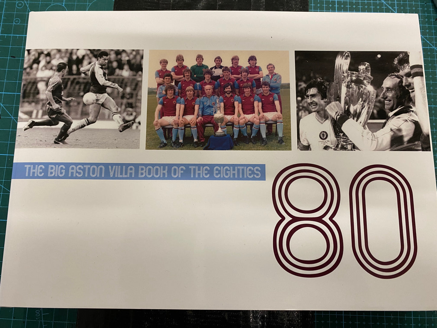 Aston Villa book of the 80’s personally signed by 7