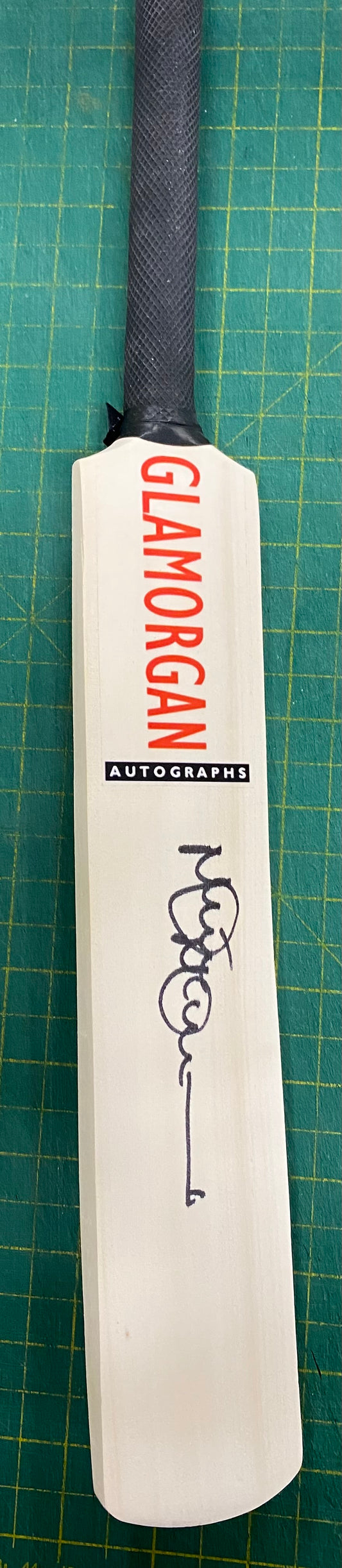 Cricket Matthew Maynard personally signed Glamorgan mini bat