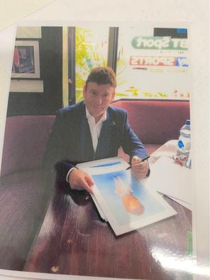 Snooker Jimmy White personally signed caricature