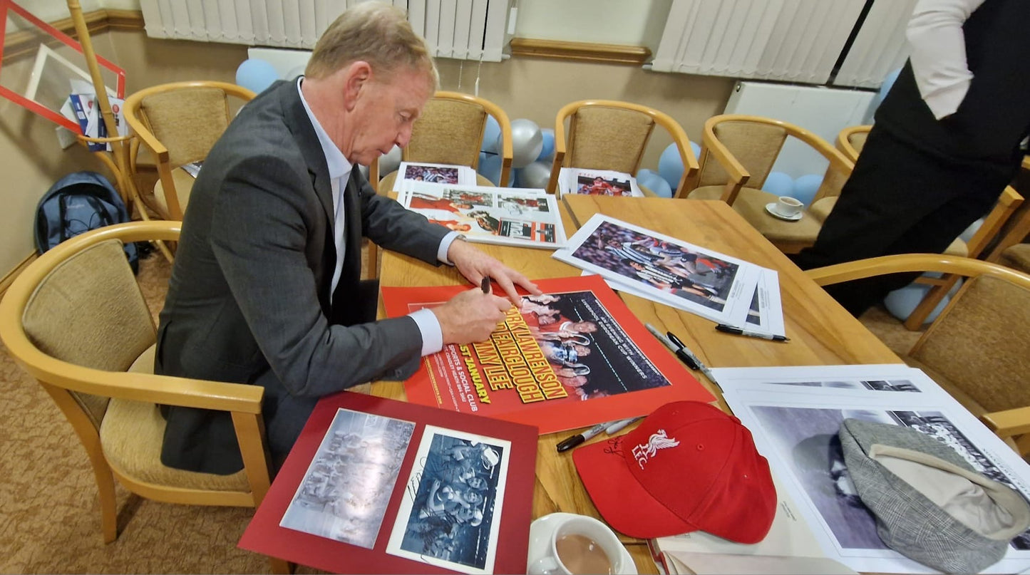 Liverpool Sammy Lee, Mark Lawrenson & David Fairclough personally signed limited edition print