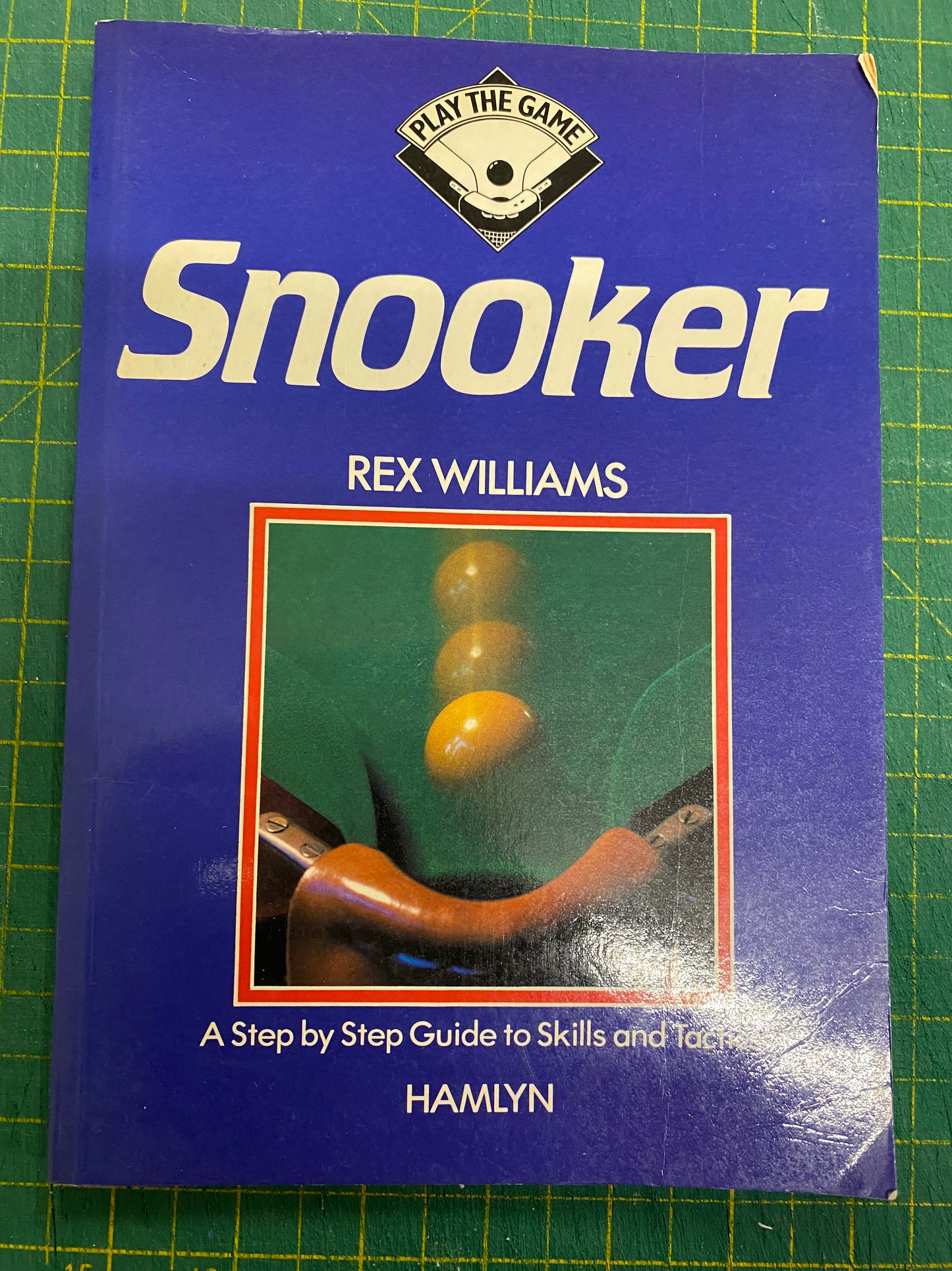 Snooker Rex Williams personally signed Play The Game book