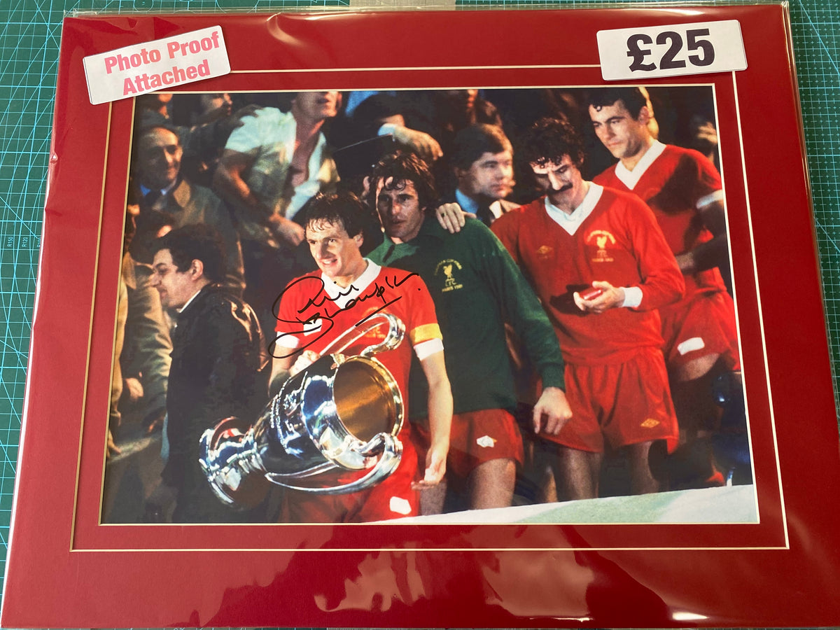 Phil Thompson Sticker Liverpool Phil Thompson personally signed photograph – Sportsnight ...